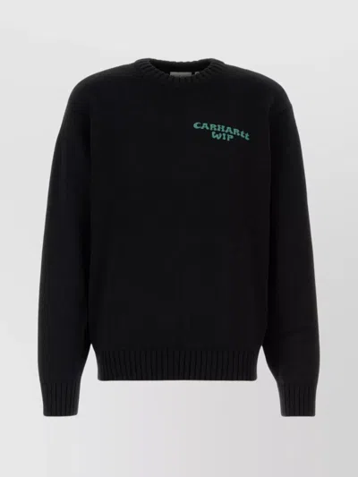 Carhartt Helix Sweater In Cotton Blend In Black