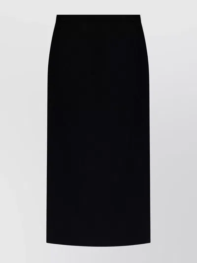 Givenchy Tailored High-waisted Midi Skirt With Back Pleats In Animal Print