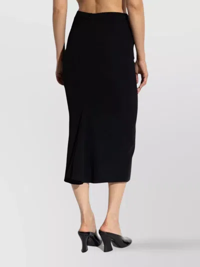 Givenchy Tailored High-waisted Midi Skirt With Back Pleats In Animal Print