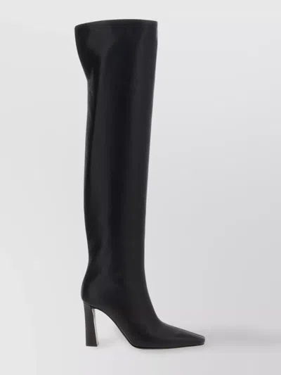 Giuseppe Zanotti Women Extra High Leather Boots In Black