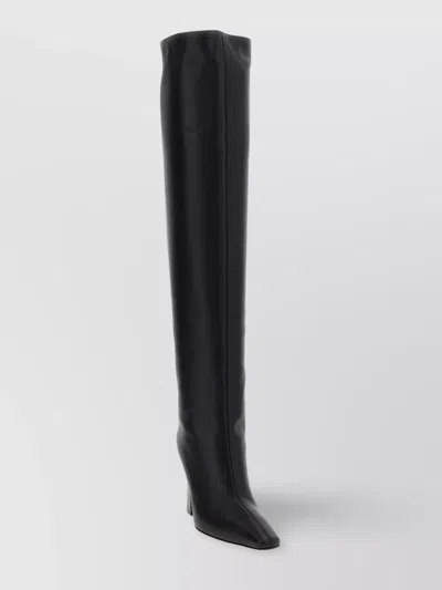 Giuseppe Zanotti Women Extra High Leather Boots In Black