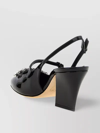 Jimmy Choo 'belinda' Block Heel Square Toe Pumps In Black