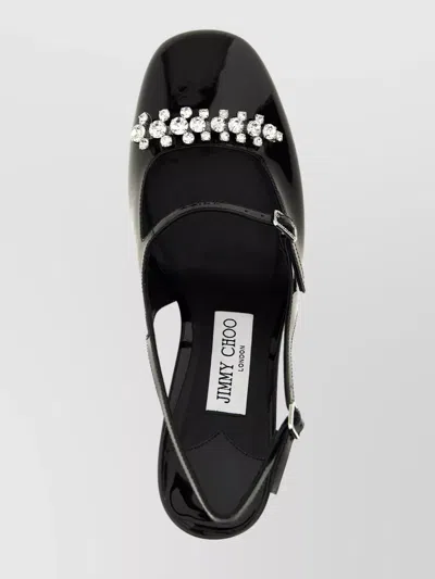 Jimmy Choo 'belinda' Block Heel Square Toe Pumps In Black