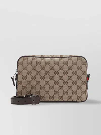 Gucci Gg Small Shoulder Strap Crossbody Bags Brown