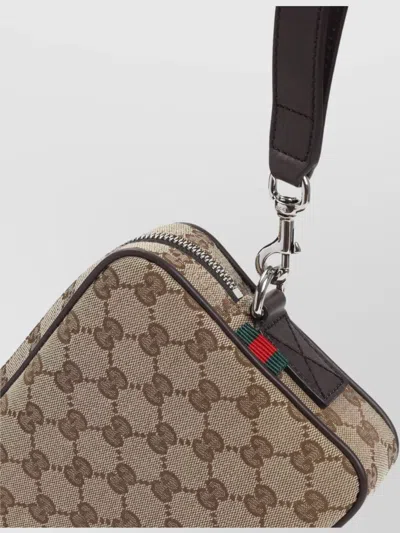 Gucci Gg Small Shoulder Strap Crossbody Bags Brown
