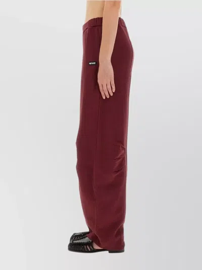 Rotate Birger Christensen Rotate Birgerchristensen Sports Pants Terry Back In Burgundy