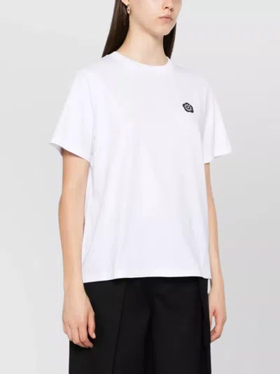 Kenzo Boke Flower 2.0 T-shirt With Embroidery In White