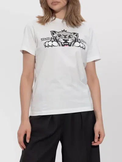 Kenzo Printed T-shirt In White
