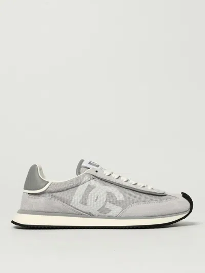 Dolce & Gabbana Dolce&gabbana Men Dg Cushion Sneakers In Gray
