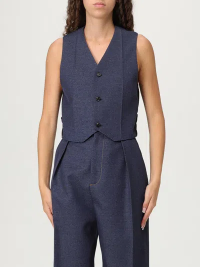 Bottega Veneta Waistcoat  Woman In Blue