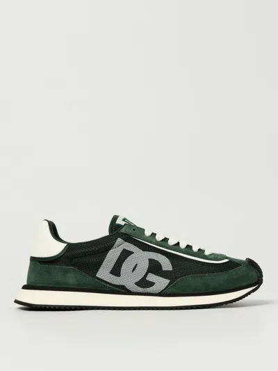 Dolce & Gabbana "dg Cushion" Sneaker In Green