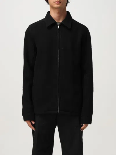 Rick Owens Concordians Zipped Hoodie In Black