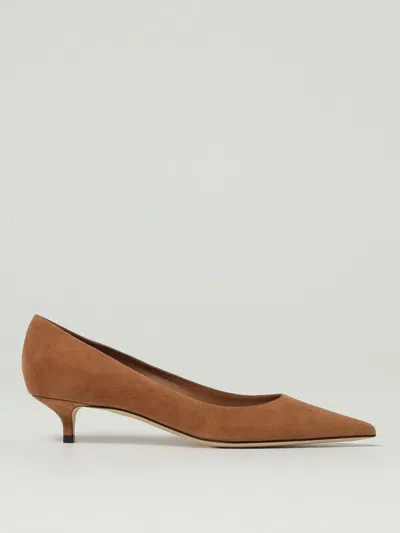 Jimmy Choo Décolleté Amelia In Suede Color Toffee In Brown