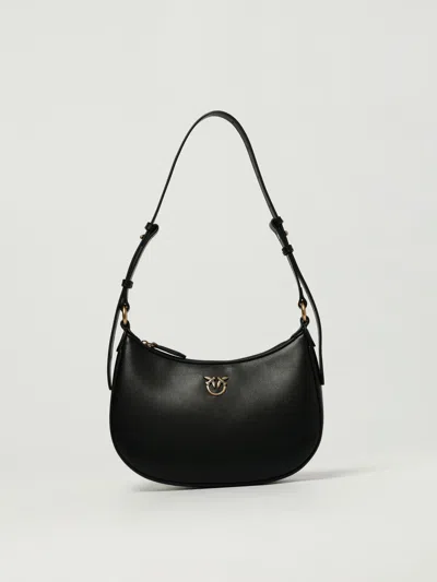 Pinko Half Moon Mini Bag In Black