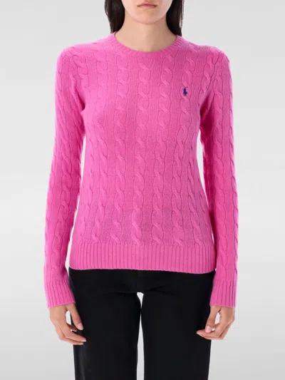 Polo Ralph Lauren Julianna Long Sleeve Pullover In Pink