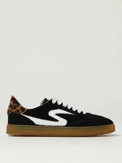 Stuart Weitzman Sw Runaround Sneakers In Black