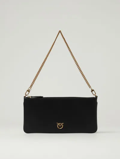 Pinko Horizontal Flat Clutch In Black