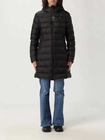 Blauer Agnes Black Raincoat With Beige Interior 301 In Black