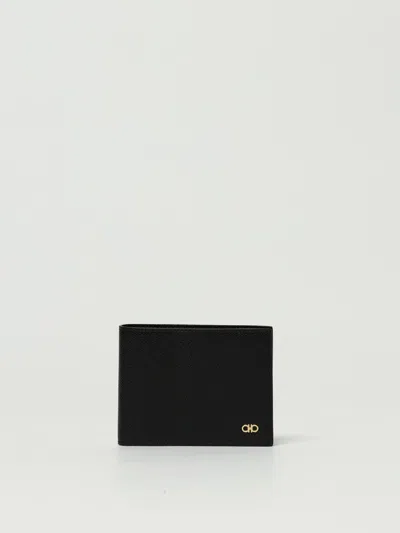 Ferragamo Gancini Wallet In Black