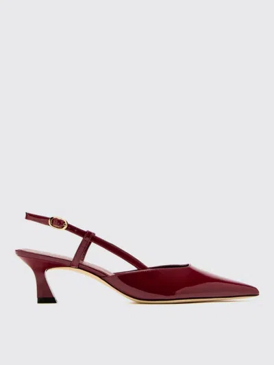 Stuart Weitzman Vinnie 50 Slingback In Burgundy