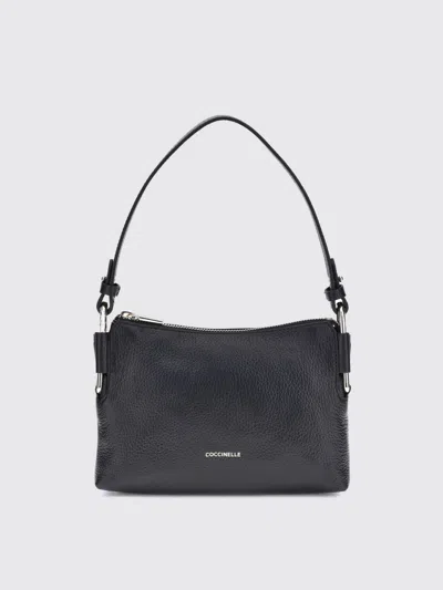 Coccinelle Rebekka Zip-fastening Top-handle Shoulder Bag In Black