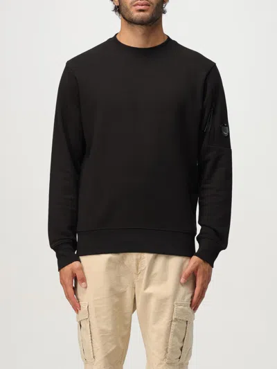 C.p. Company C.p.company Sweatshirt With Logo In Black