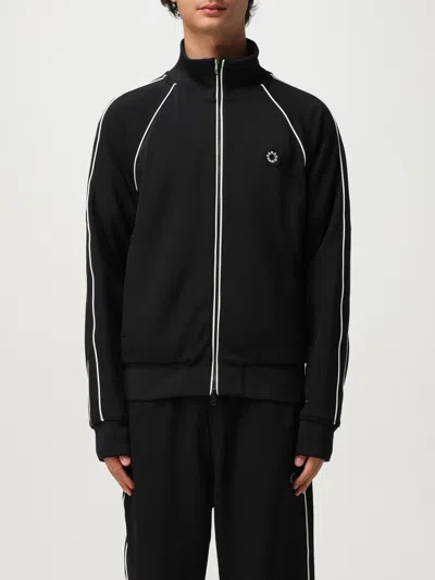 Kenzo Zippered Track Sweatshirt In Black