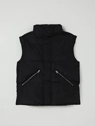 Mm6 Maison Margiela Kids Gilet With Numerical Graphics In Black