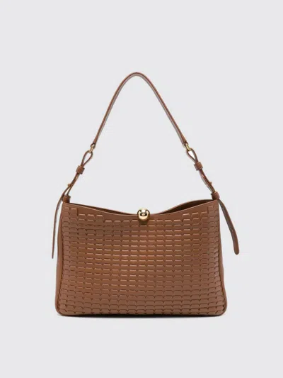 Furla Calfskin Shoulder Bag In Brown