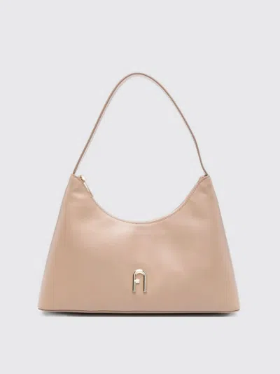 Furla " Diamante" Small Shoulder Bag In Gray
