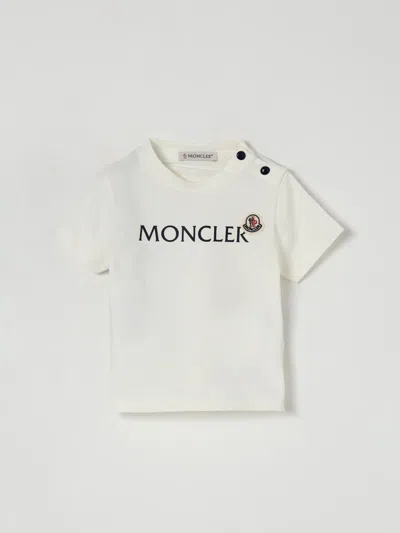 Moncler T-shirt  Kids Color Yellow Cream In Yellow