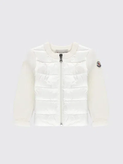 Moncler Sweater  Kids Color Ivory In White