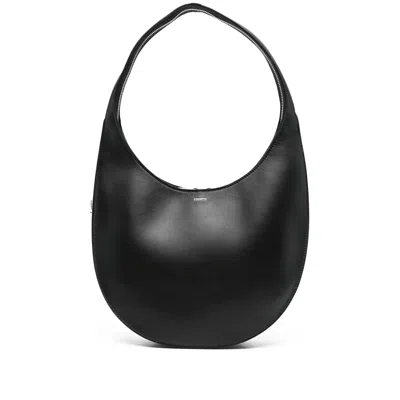 Coperni Medium Soft Swipe Leather Shoulder Bag In Black