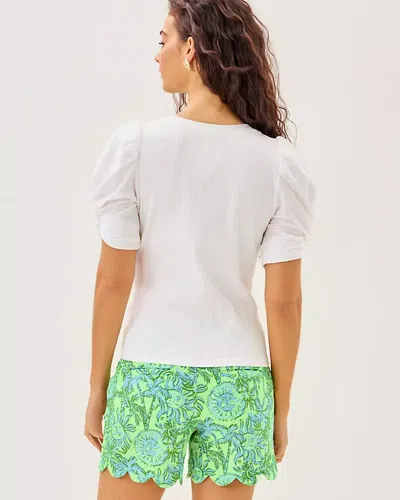 Lilly Pulitzer Igby Knit Top In Resort White In White