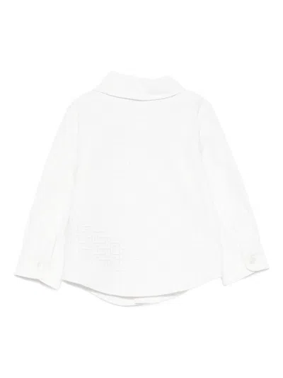 Balmain Geometric-pattern Shirt In White