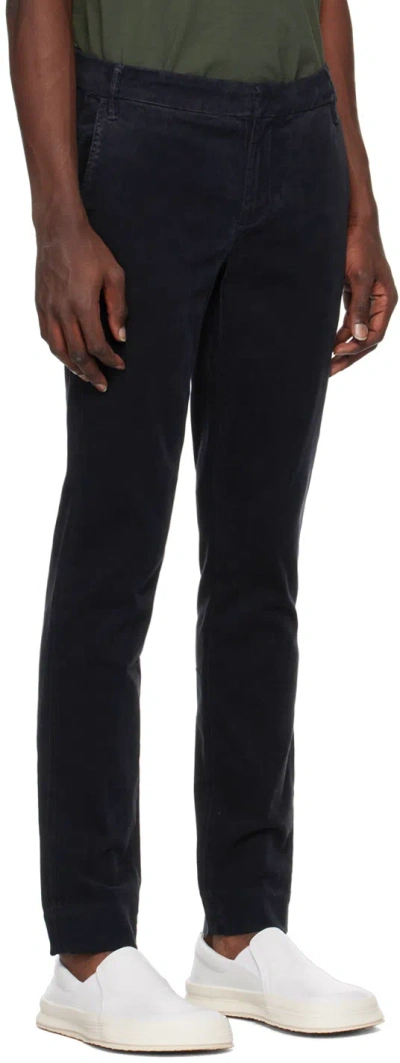 Frame Tailored Chino Pants With Back Pockets In Black