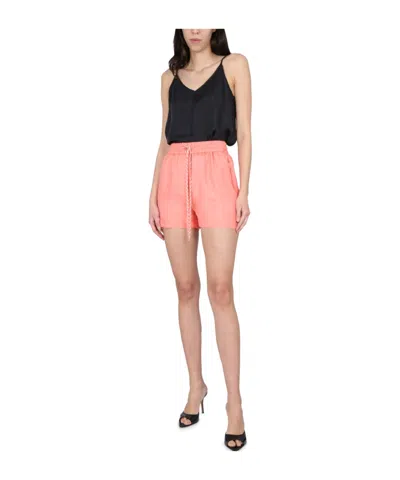 Alysi Twill Shorts In Pink