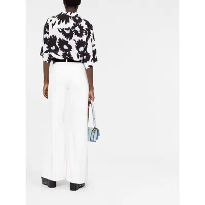 Frame High Rise Le Palazzo Crop Jean In Au Natural Clean Raw After In White