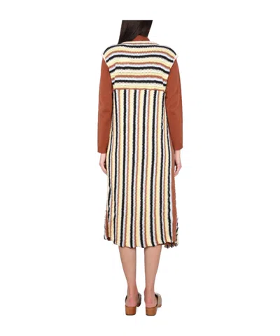 Alysi Long Vest In Multicolour