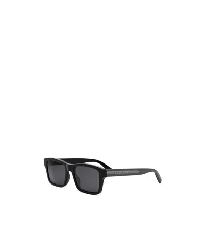 Bvlgari Bulgari Rectangular Frame Sunglasses In Black