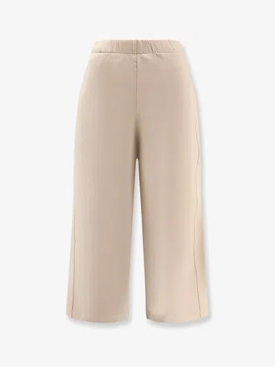 Max Mara Women Filovia Silk And Cotton Jogger Trousers In Brown