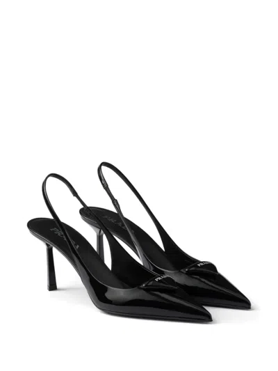 Prada Woman Black Pumps In Black
