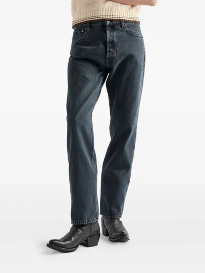 Prada Regular Denim Jeans In Black