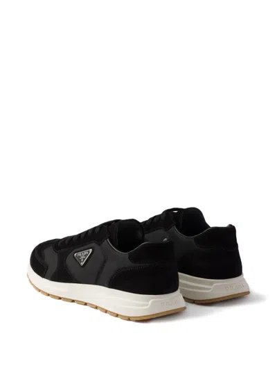 Prada Prax Suede And Re-nylon Sneakers