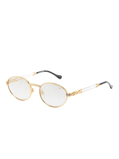 双绳椭圆形框太阳眼镜