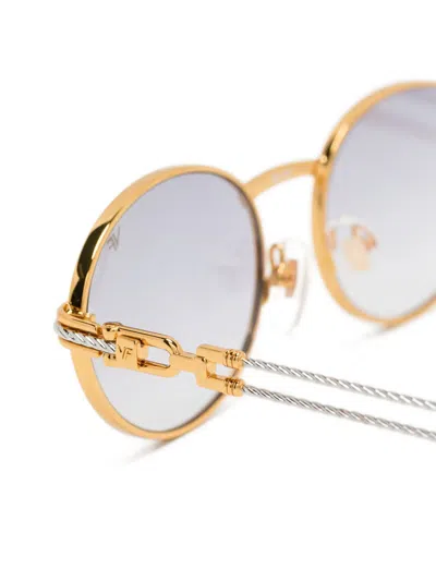 双绳椭圆形框太阳眼镜