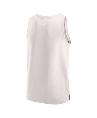 Fanatics Men's Cream Baltimore Ravens Elements Tank Top In White