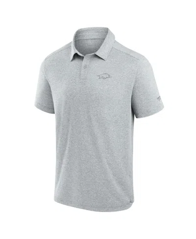 Fanatics Men's Gray Arkansas Razorbacks Performance Polo Shirt In Gray