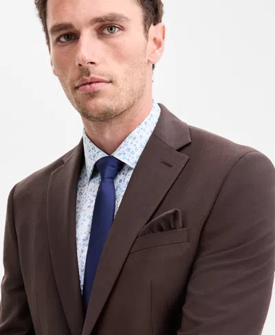 Bar Iii Men's Slim-fit Wool-blend Suit Separate Jacket, Exclusively At Macy's In Brown