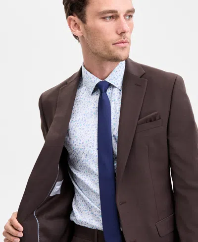 Bar Iii Men's Slim-fit Wool-blend Suit Separate Jacket, Exclusively At Macy's In Brown